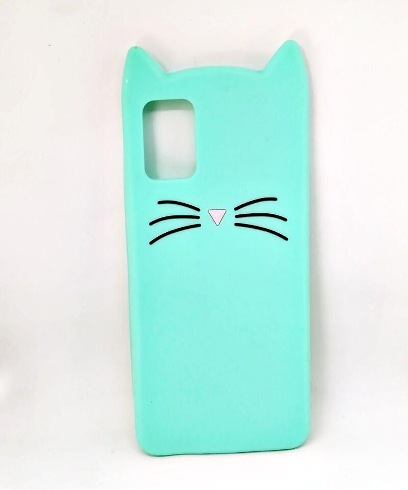 Накладка 3D Cat для Samsung A41 м`ятна