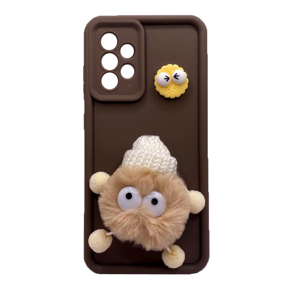 Чохол Pretty Toys для Samsung A52 (Brown/fluffy white)