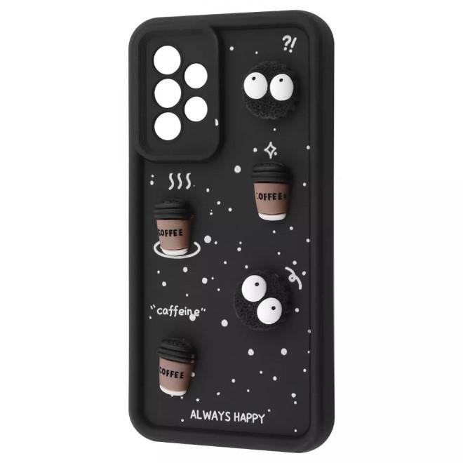 Чохол Pretty Toys для Samsung A52 (Black/ Always happy cofee)