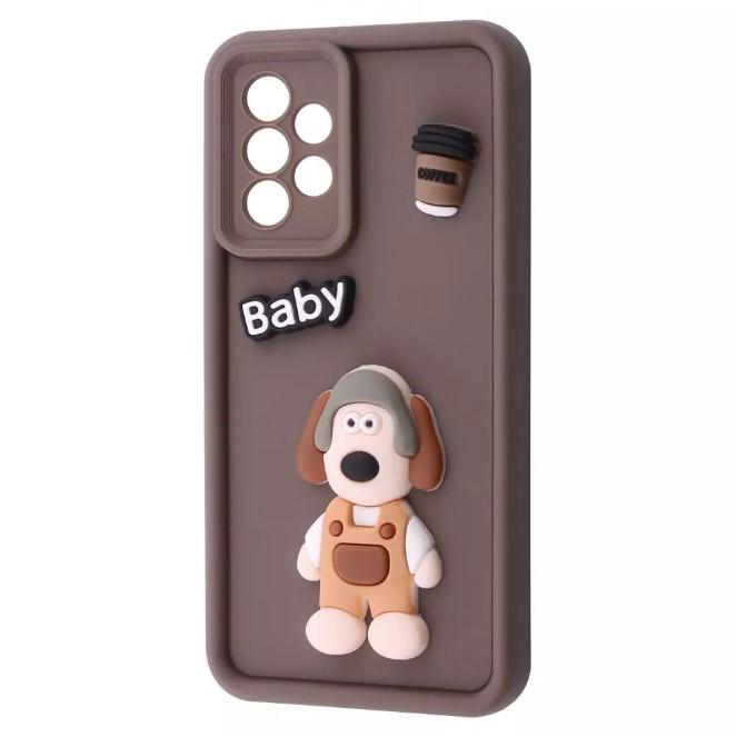 Чохол Pretty Toys для Samsung A52 (Brown/Dog)