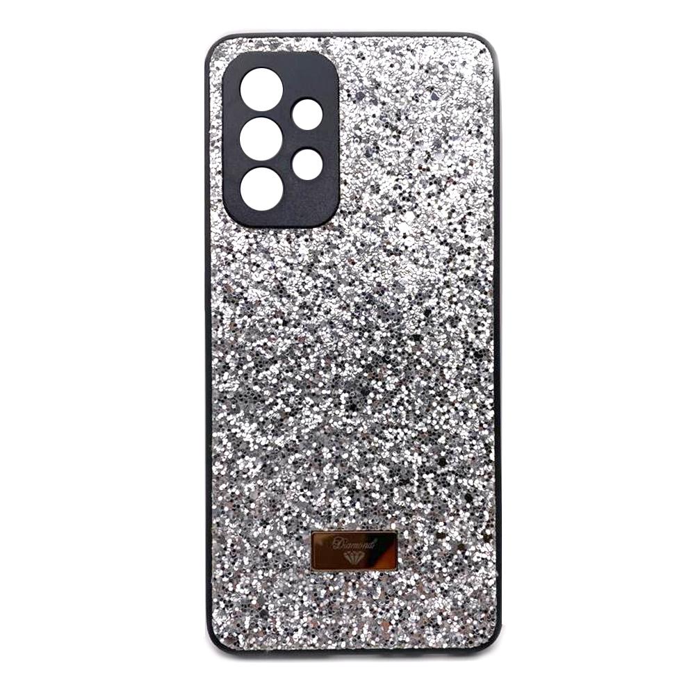 Накладка Bling Grainy Diamond Separate Camera для Samsung A52/A52s (Срібляста)