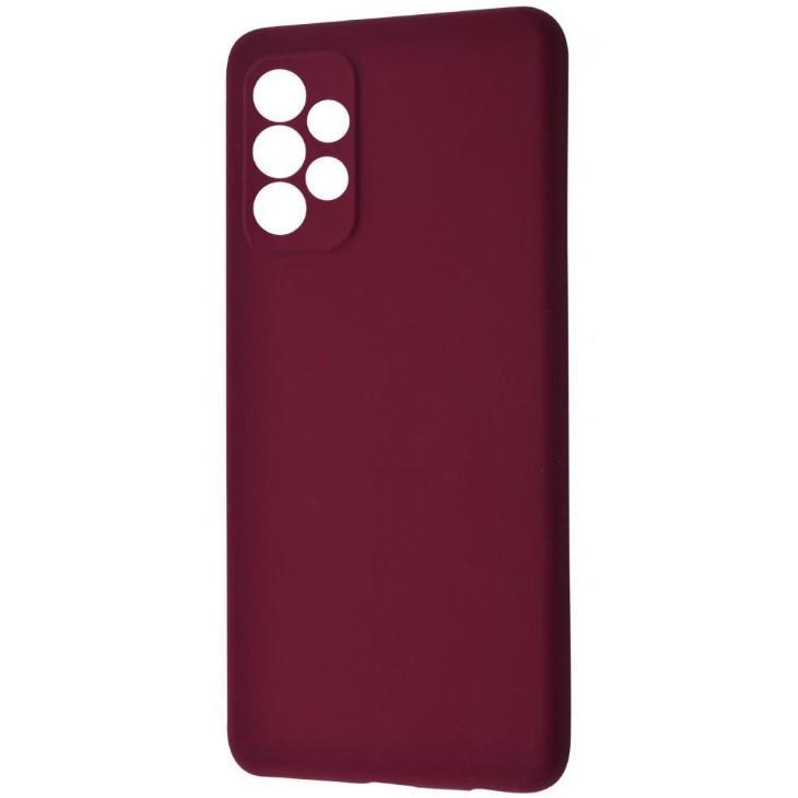 Накладка Fibra для Samsung A72 (Marsala)