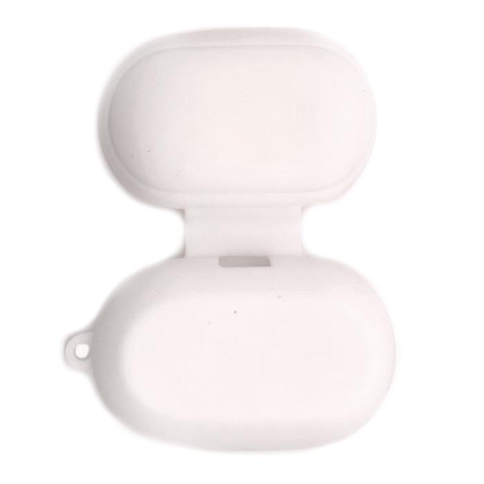 Силіконовий футляр для Samsung Buds  з карабіном (White)