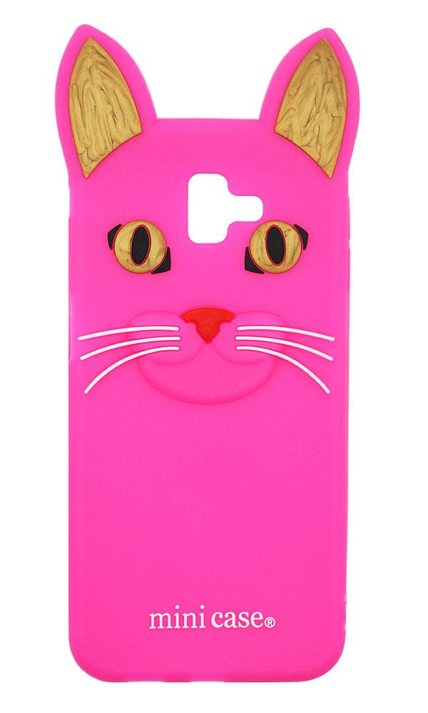 Накладка Cat 3D для Samsung J615\J6 Plus (2018) рожева