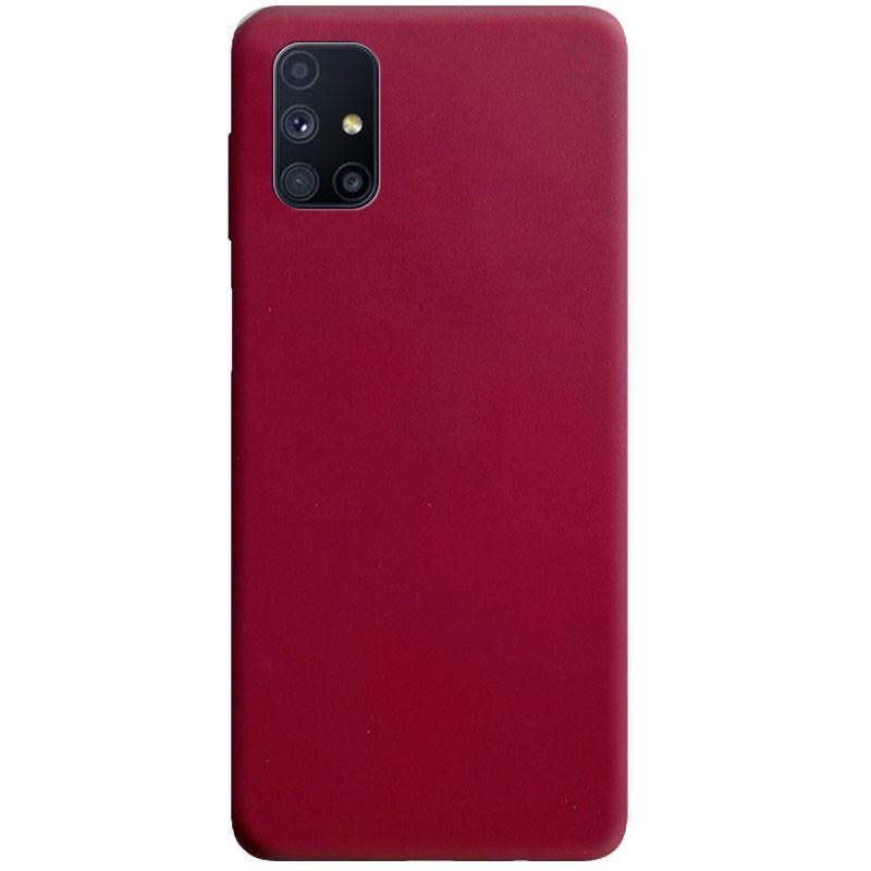 Накладка Candy для Samsung M51 бордовий