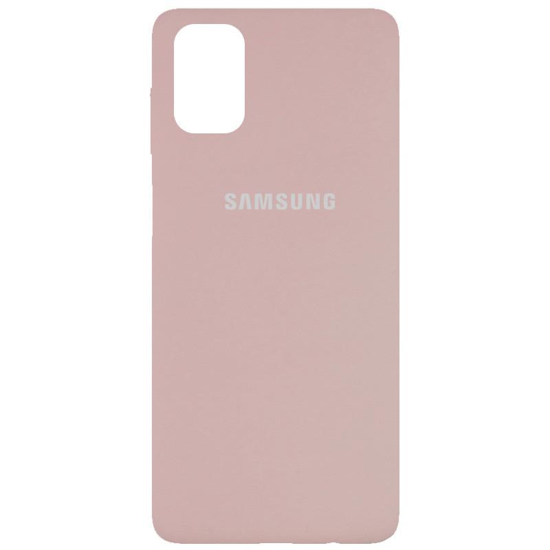 Silicone Cover Full Protective (AA) для Samsung M51 (Pink Sand)