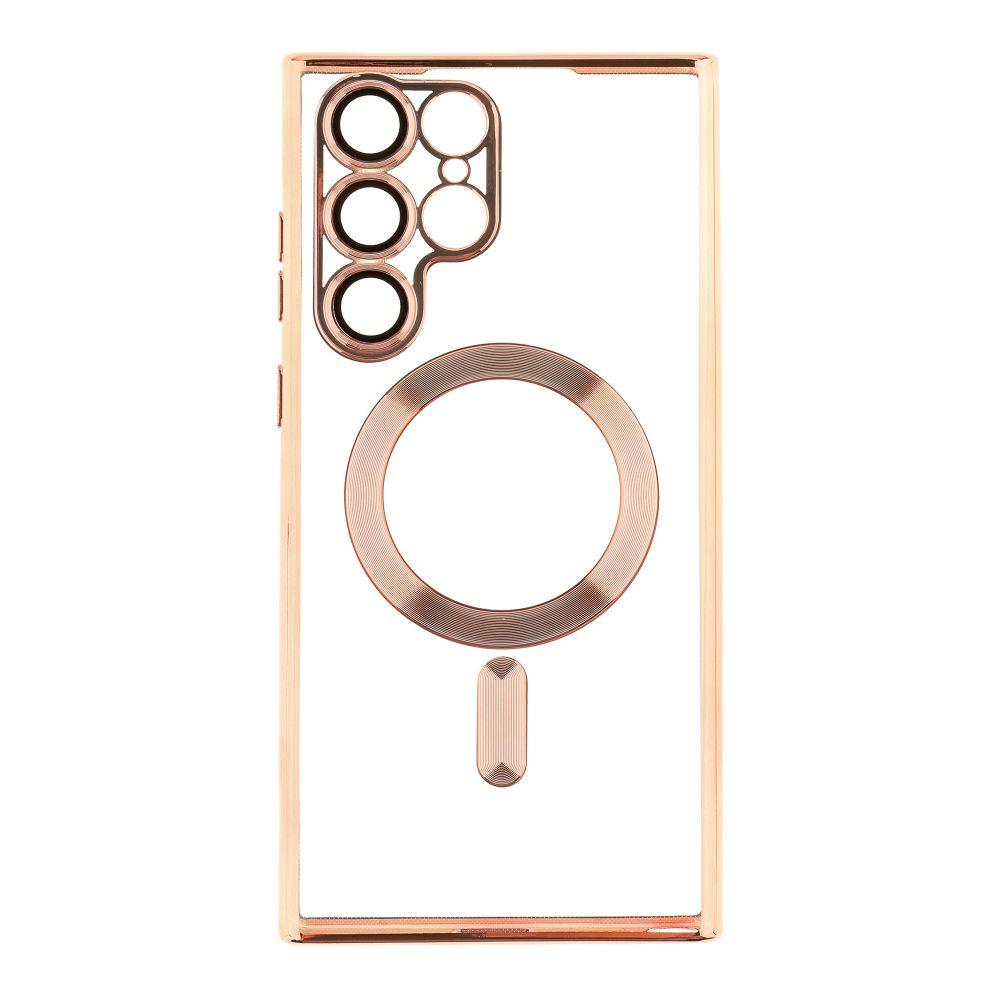 Накладка SHINING Camera MagSafe для Samsung S24 Ultra (Rose Gold)