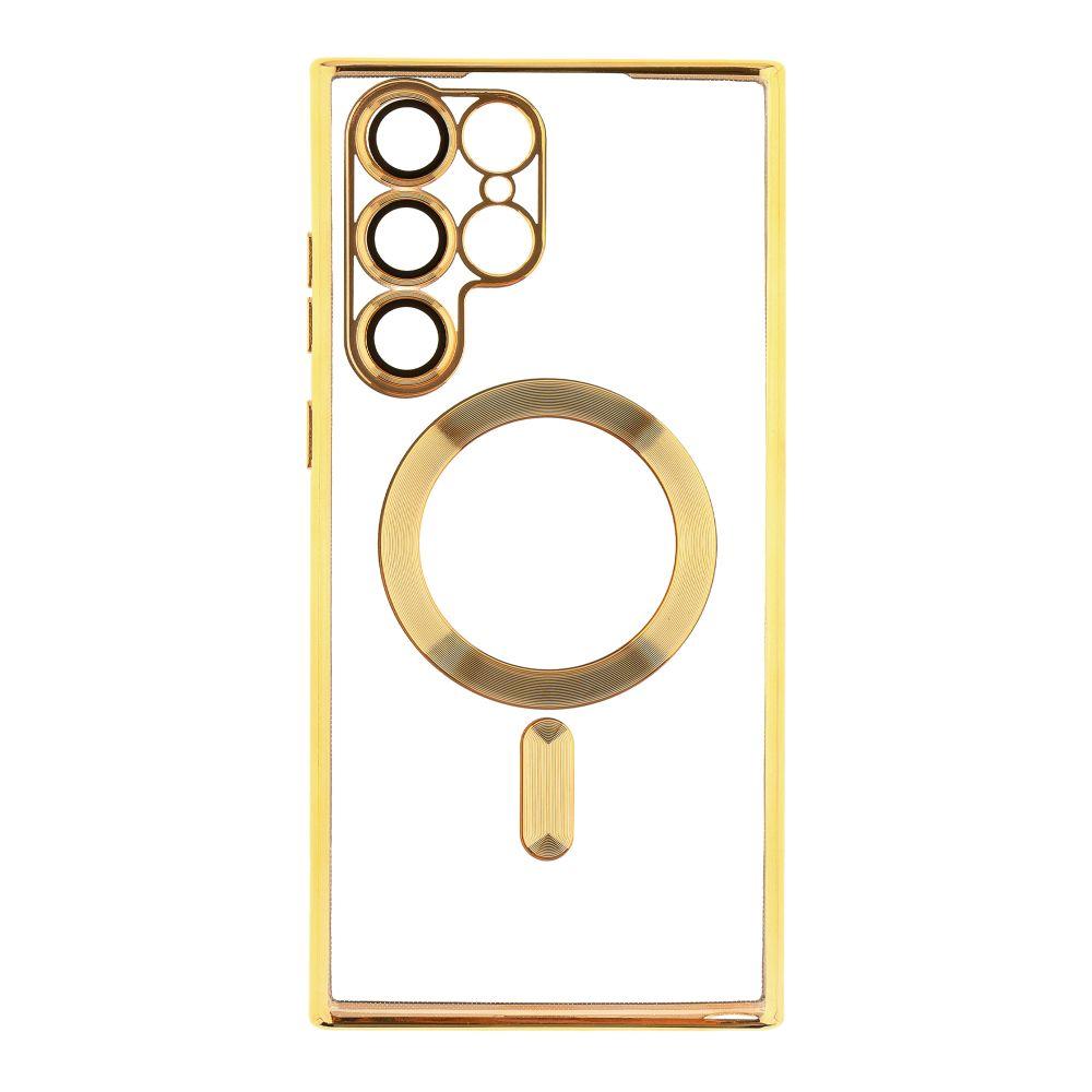 Накладка SHINING Camera MagSafe для Samsung S24 Ultra (Gold)