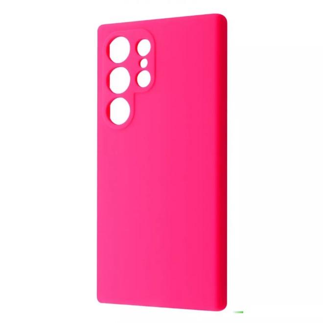Silicone Cover FIBRA Full Camera without Logo (A) для Samsung S25 Ultra (Barbie pink)