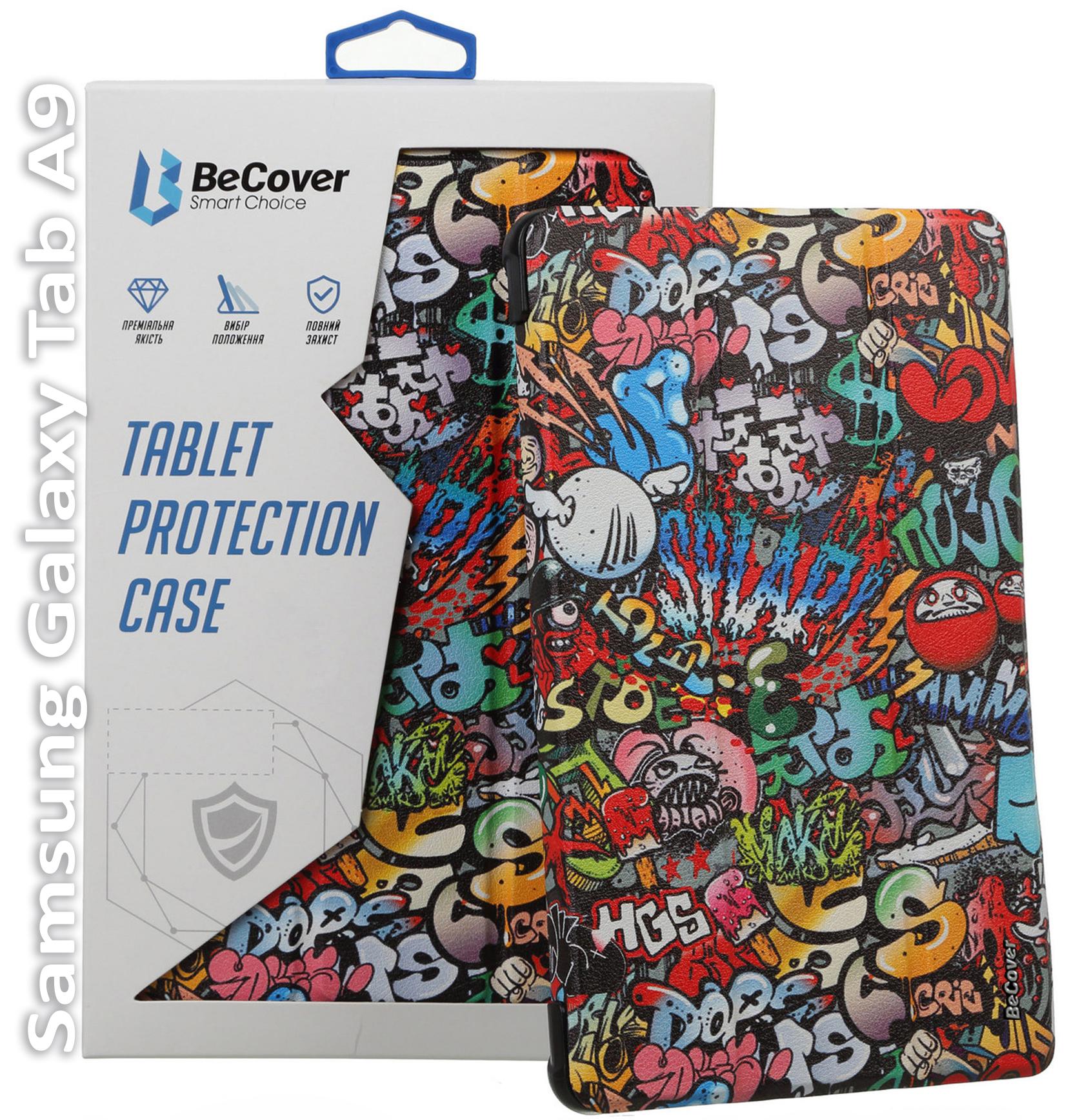 Чохол-книжка BeCover Smart Case для Samsung Galaxy Tab A9 SM-X115 8.7" Graffiti