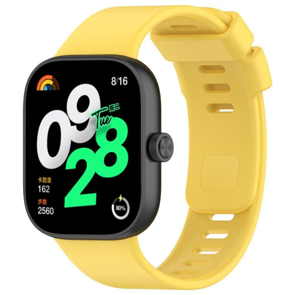 Силіконовий ремінець BeCover для Xiaomi Redmi Watch 4/Xiaomi Smart Band 8 Pro Yellow