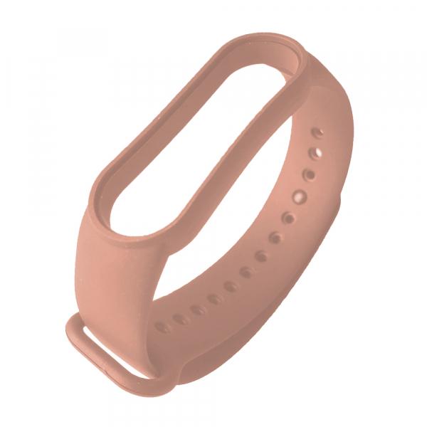 Ремінець Silicone для Mi Band 5/6/7 (Pink sand)