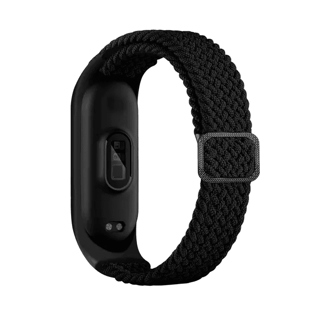 Ремінець Solo Loop Mi Band для Xiaomi Mi Band 5/6/3/4/7 Black