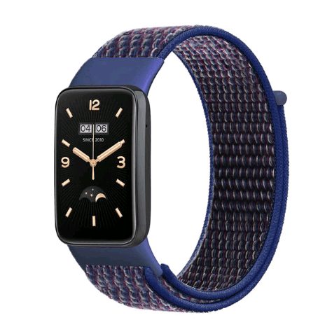 Ремінець NYLON для Xiaomi Mi Smart Band 7 Pro (Midnight blue)