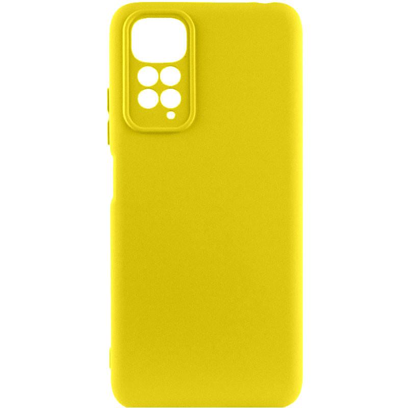 Silicone Cover Full Camera (AA) для Xiaomi Redmi 10/Redmi 10 2022 (Neon yellow)