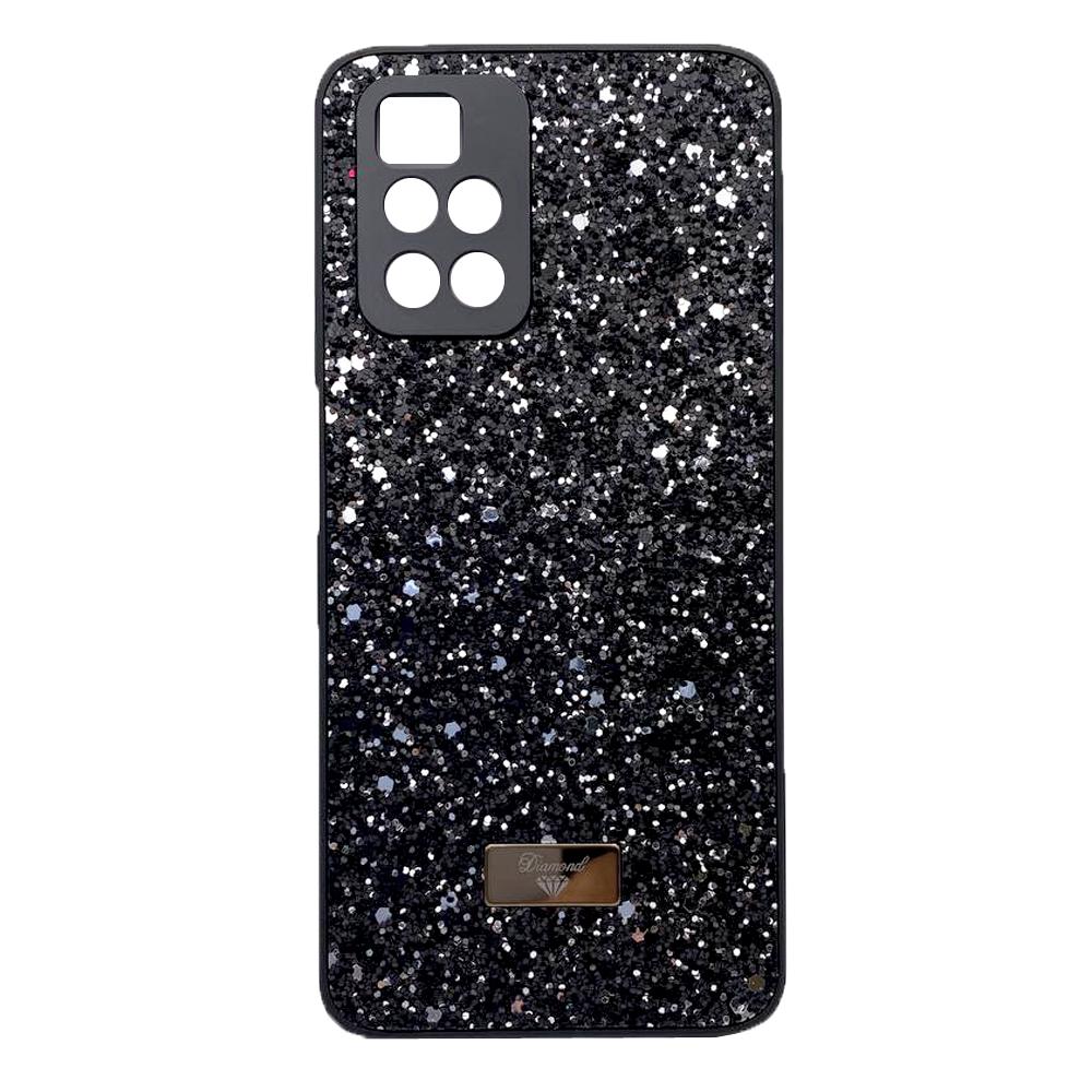 Накладка Bling Grainy Diamond Separate Camera для Xiaomi Redmi 10 (Чорна)