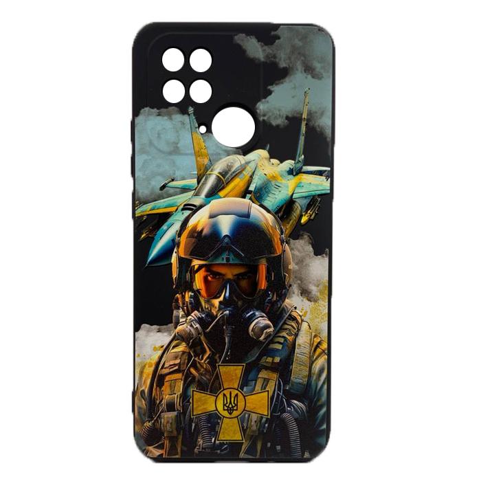 Накладка Wave nPrint для Xiaomi Redmi 10C/Poco C40  (Fighter)