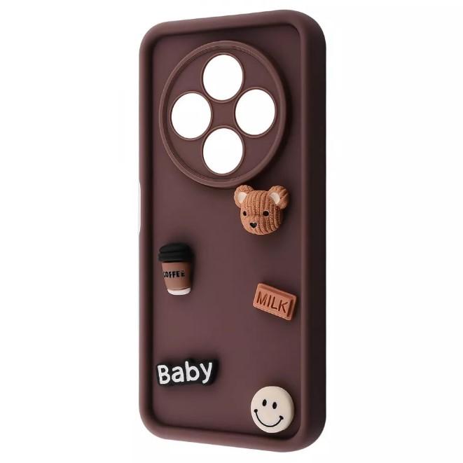Чохол Pretty Toys для Xiaomi Redmi 14C 4G/Poco C75 (Brown/Baby milk)