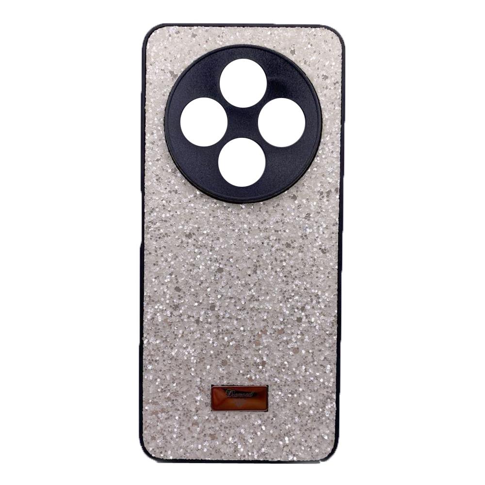 Накладка Bling Grainy Diamond Separate Camera для Xiaomi Redmi 14C/Poco C75  (Кремова)