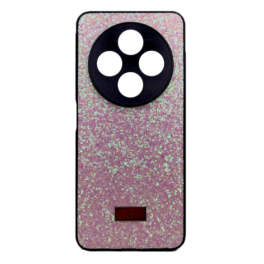 Накладка Bling Grainy Diamond Separate Camera для Xiaomi Redmi 14C/Poco C75  (Рожева)