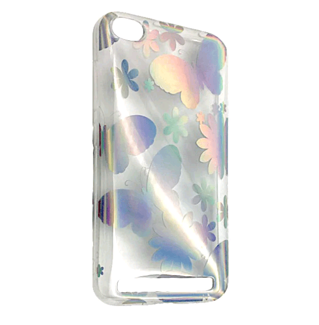 Чохол-накладка Rainbow Silicone для Xiaomi Redmi 5a Метелики