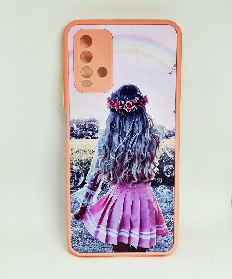 Накладка Totu Gingle Print для Xiaomi Redmi 9TДівчина у віночку