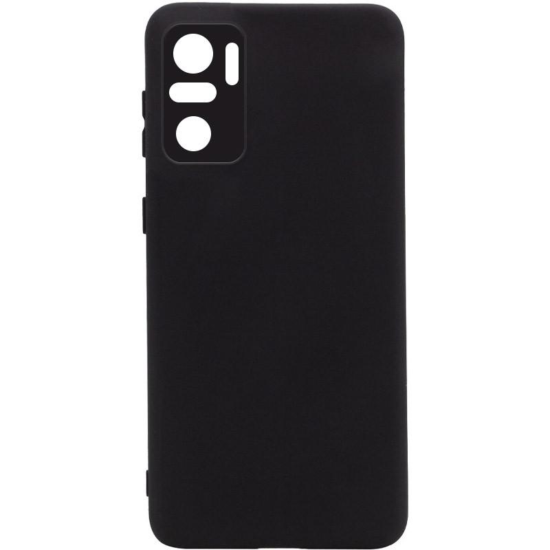 Silicone Cover Full Camera without Logo (A) для Xiaomi Redmi Note 10/Note 10s/Poco M5s (Black)