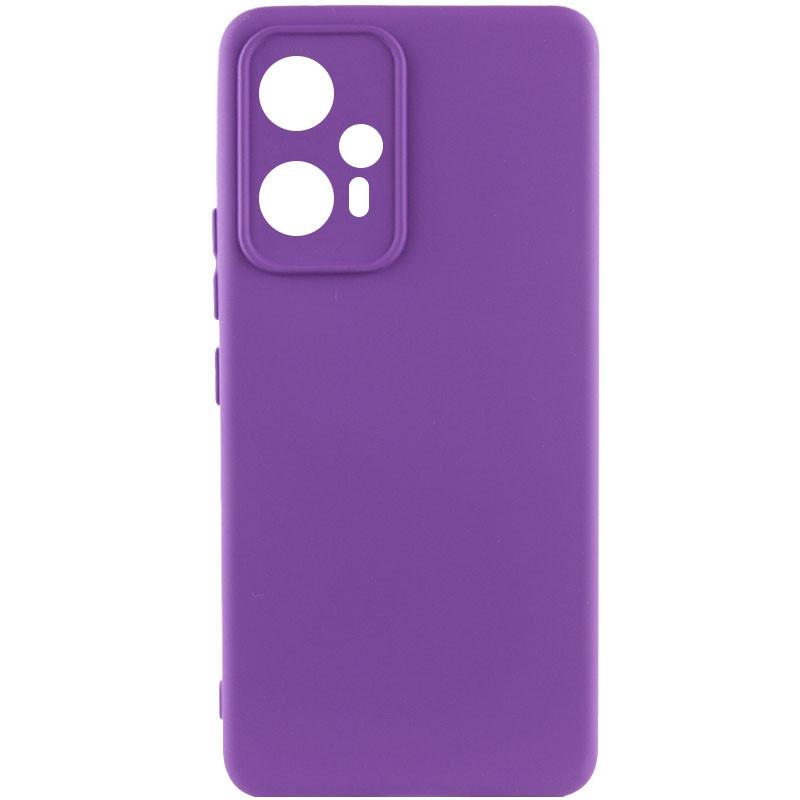 Silicone Case Full Protective No Logo для Xiaomi Poco X4 GT/Redmi Note 12T Pro / Redmi Note 11T Pro / Note 11T Pro Plus / K5 (Purple)