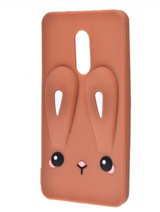 Накладка TOYS для Xiaomi Redmi Note 4/Note 4x Кролик коричневий плаский