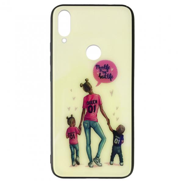 Чохол Girls Glass для Xiaomi Mi Play  Mom Life