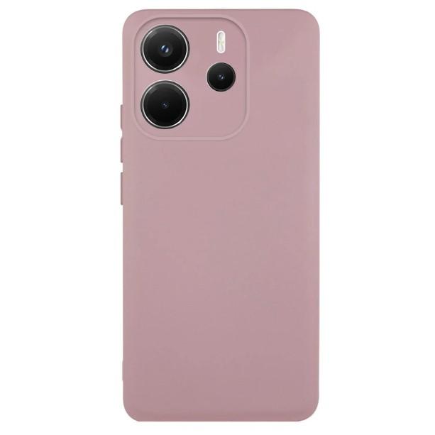 Silicone Case Full Camera no logo для Xiaomi Note 14 4G (Europe version) Pink sand
