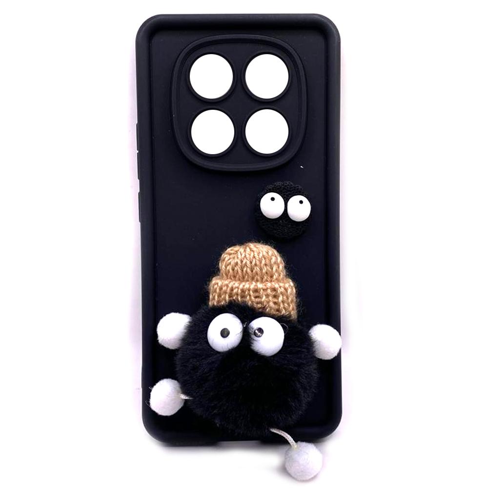 Чохол Pretty Toys для Xiaomi Redmi Note 14 Pro 4G (black/fluffy black)