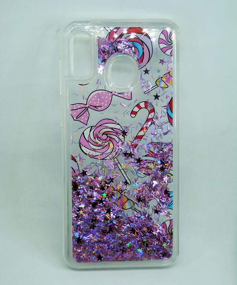 Накладка MiaMI Liquid для Samsung M205 (M20-2019) Candies (переливається)