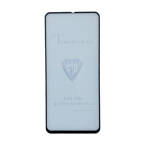 Захисне скло Full Glue для Xiaomi Redmi Note 9s/Note 9 Pro/Poco X3/Note 10  Pro/Note 11 Pro/Note 12 Pro 4G з чорною рамкою (без упаковки)