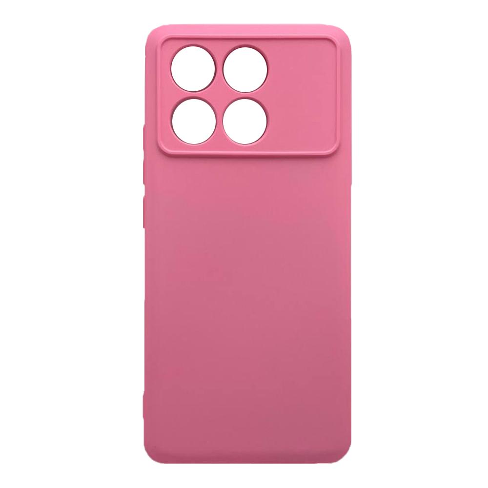 Silicone Cover Full Camera without Logo (A) для Xiaomi Poco X6 Pro (Light pink)