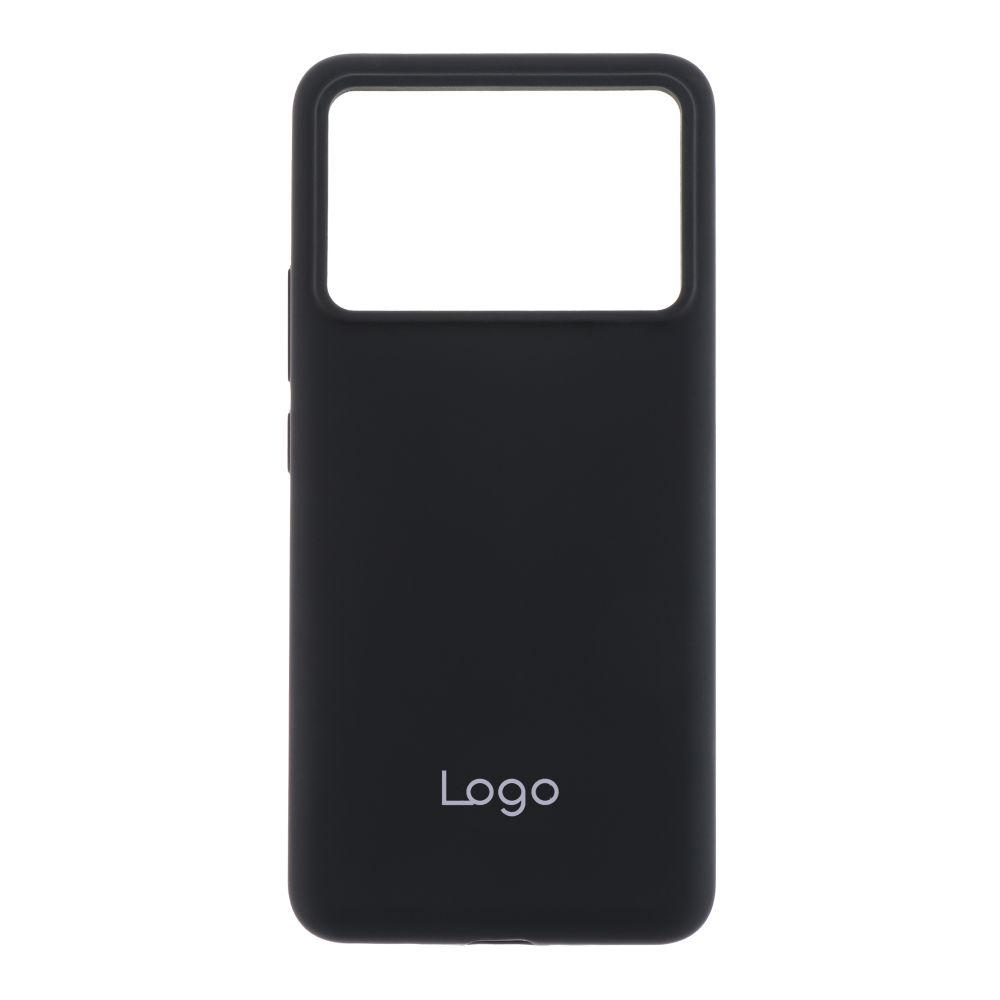 Чохол Liquid Silicone (AA) для Xiaomi Poco F6 Pro (Black)