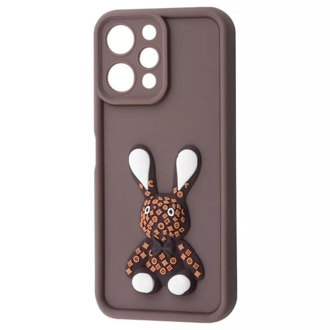 Чохол Pretty Toys для Xiaomi Redmi 12 4G (Brown/rabbit)