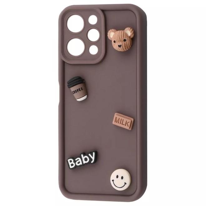 Чохол Pretty Toys для Xiaomi Redmi 12 4G (Brown/baby milk)