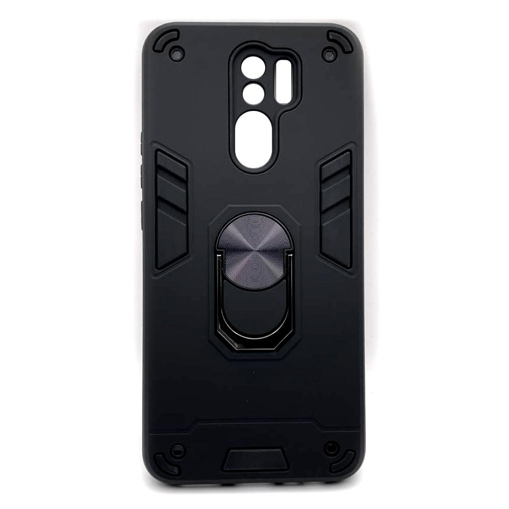 Накладка Armored Ring для Xiaomi Redmi 9 Чорна