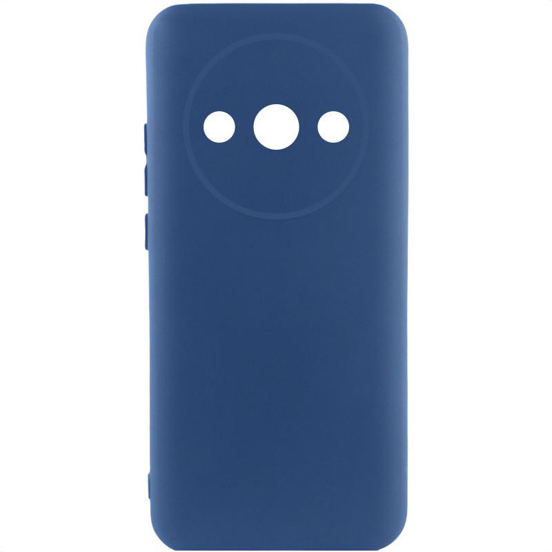 Silicone Cover Full Camera without Logo (A) для Xiaomi Redmi A3 (Navy blue)