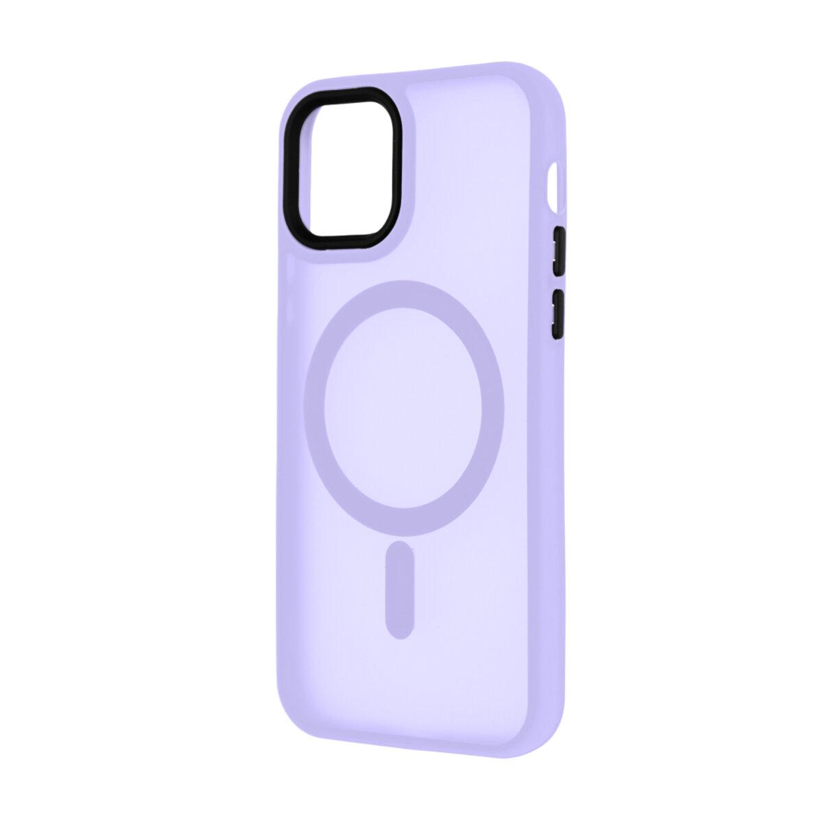 Чохол Magsafe MATTE color для iPhone 16 Pro Max бузковий
