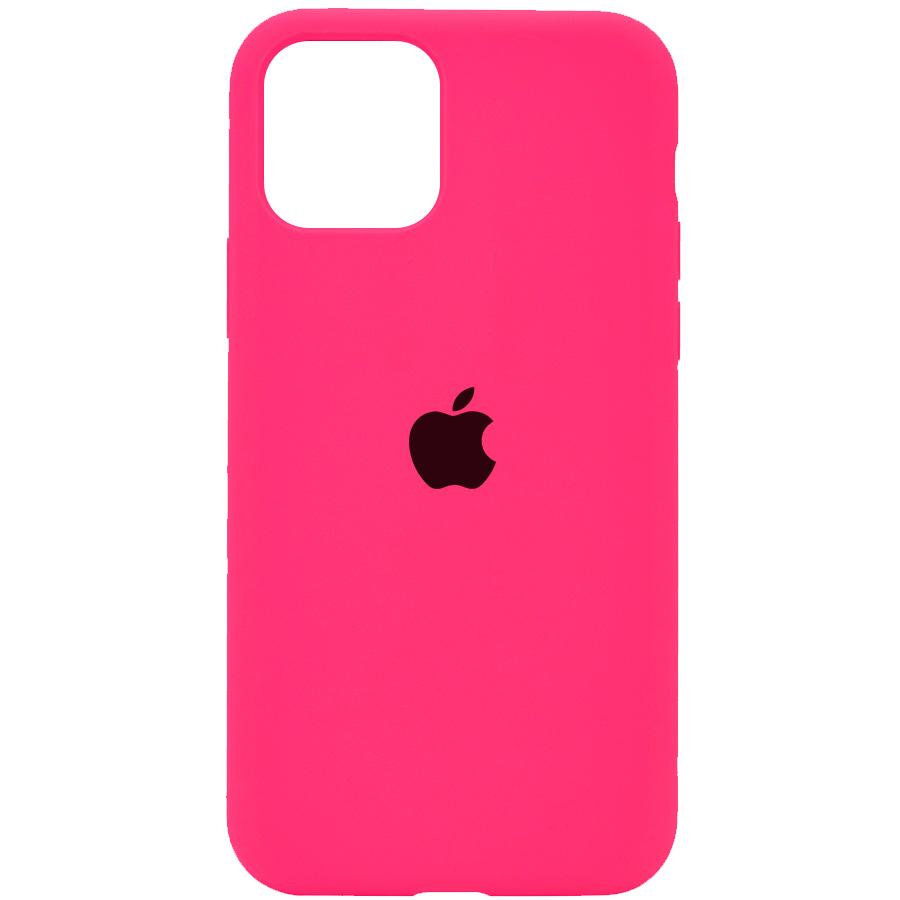 Silicone Case Full Protective (AA) для iPhone 11 (6.1") (Barbie Pink)