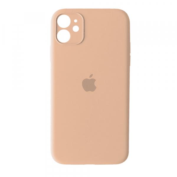 Silicone Case Full Camera Protective (AA) для iPhone 12 Mini  (Pink Sand)