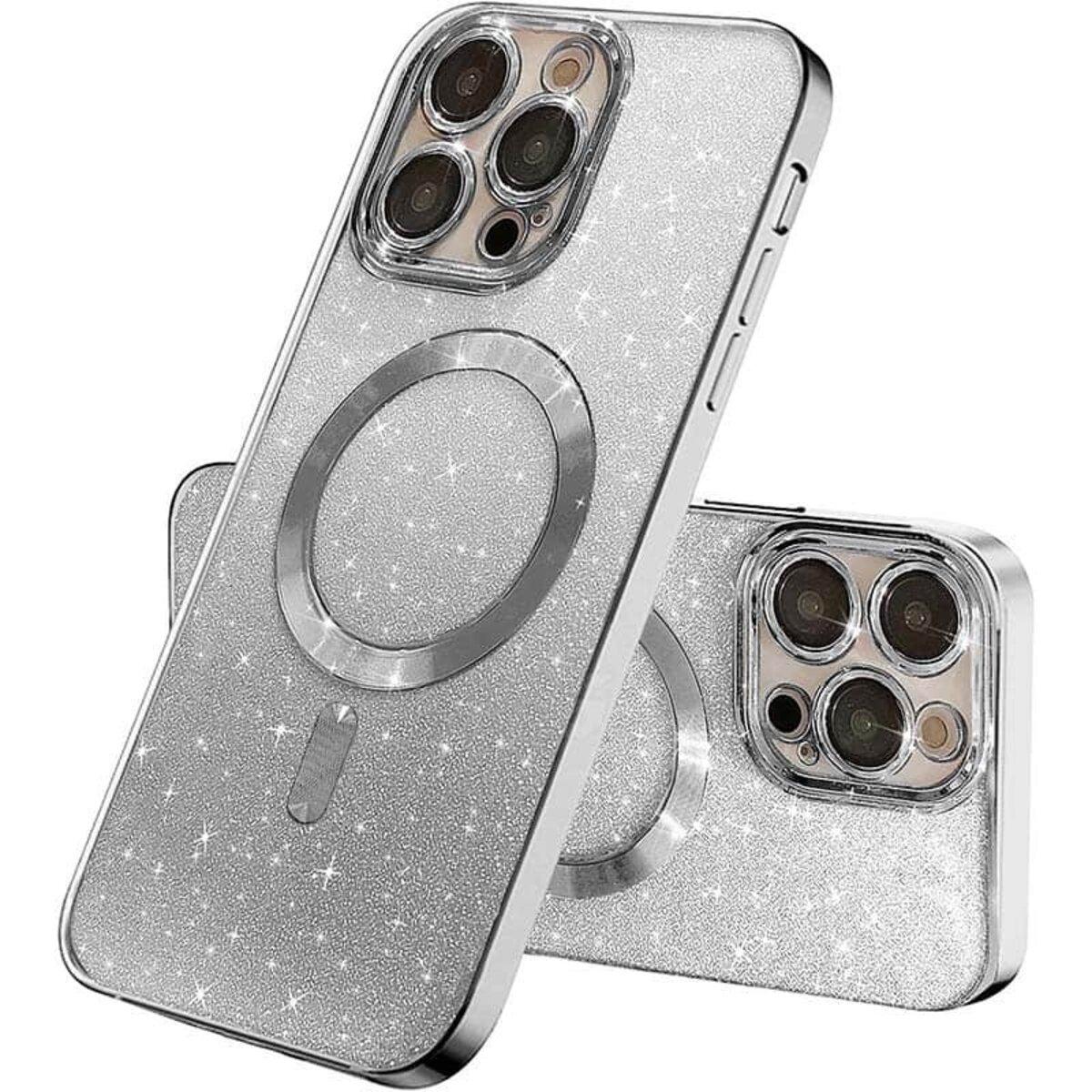 Чохол Shiny Magnetic для iPhone 12 Pro срібний