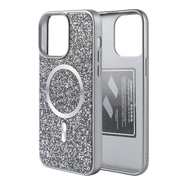 Чохол Swarovski Stand Case with MagSafe для iPhone 16 Pro Max Grey