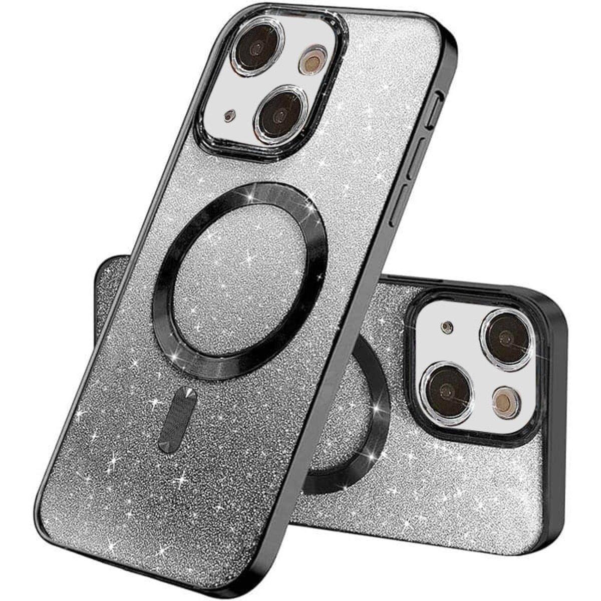 Чохол Shiny Magnetic для iPhone 13 чорний