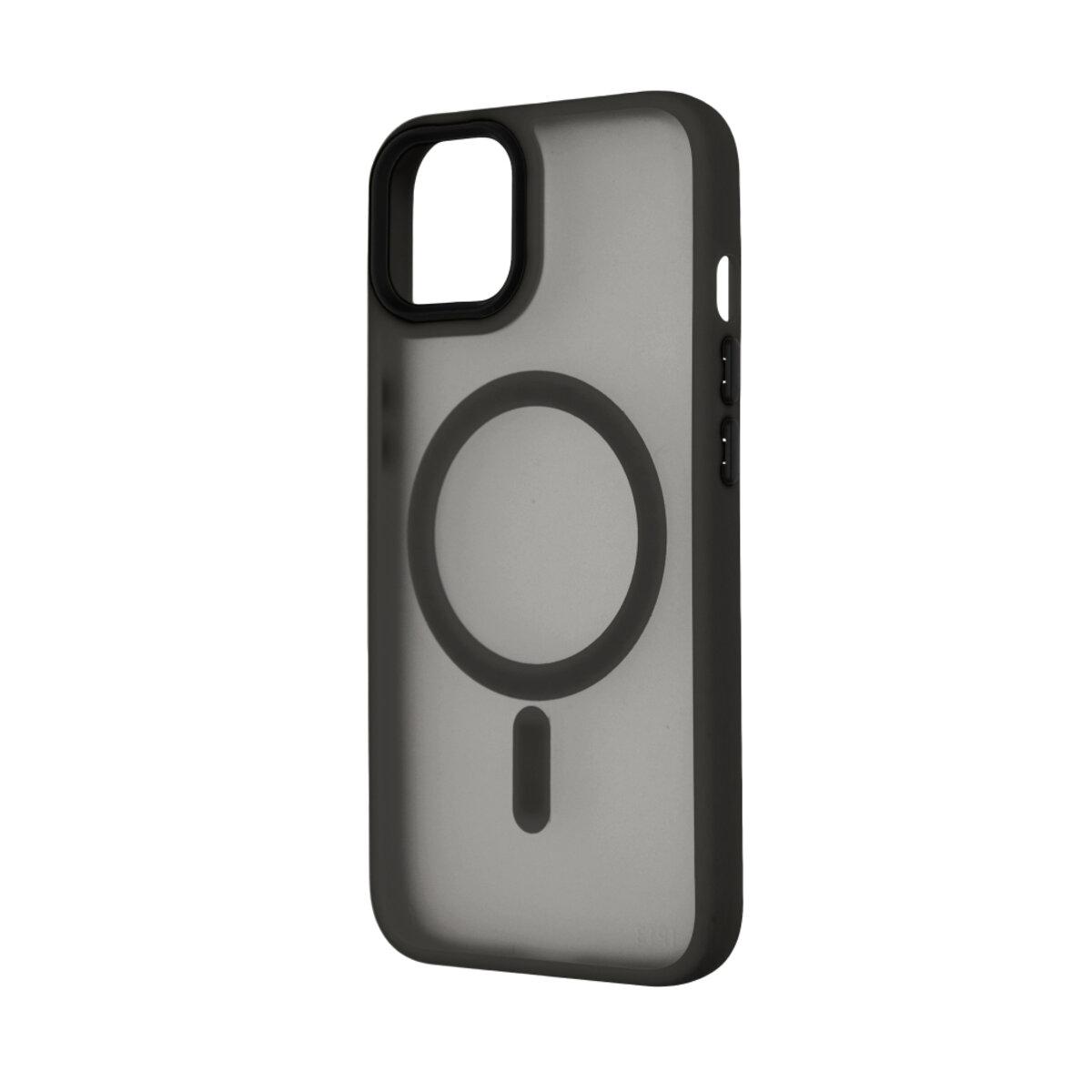 Накладка Magsafe MATTE ACRYLIC для iPhone 13/14 чорна