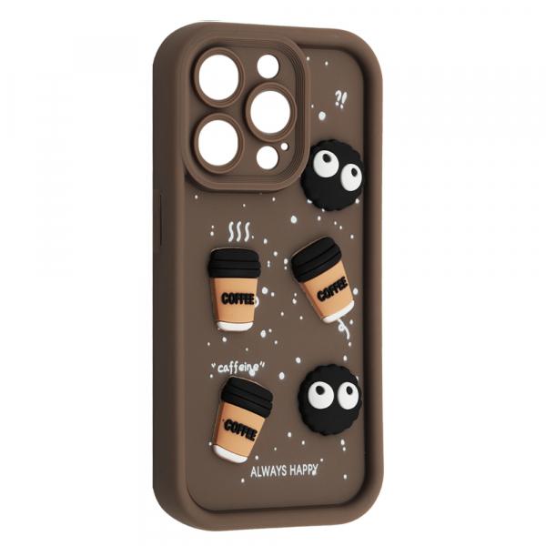 Чохол Pretty Toys для Iphone 16 Pro Max (Brown/Always Happy)