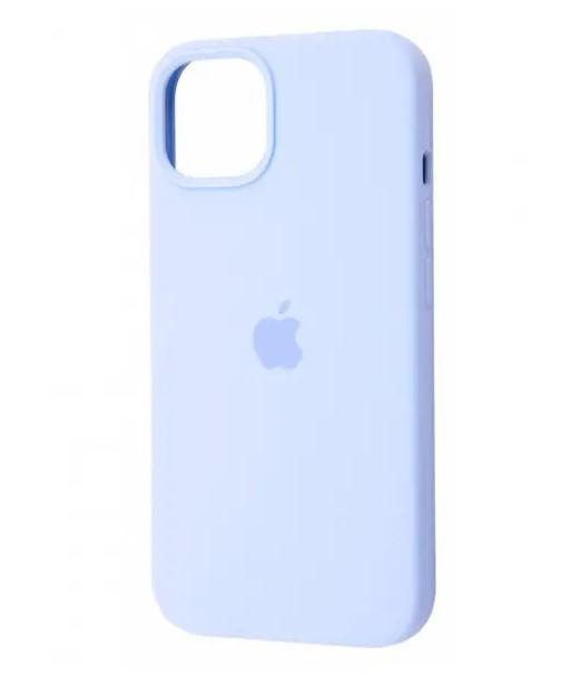 Silicone Case Full Protective (AA) для iPhone 14 (6.1") (Light blue)