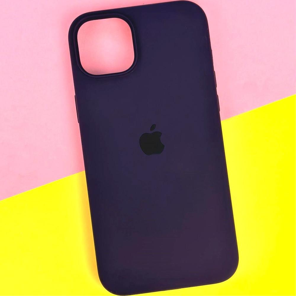 Silicone Case Full Protective (AA) для iPhone 14 (6.1") (Elderberry)